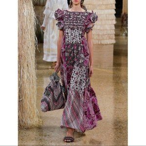 NWT Ulla Johnson Zoya Ruffle Maxi dress - Size 4